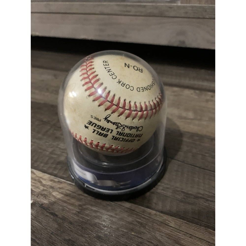 Nolan Ryan Signed Vintage Official National League Feeney Game Baseball Beckett - Picture 3 of 5